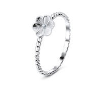Flower Silver Ring NSR-2736